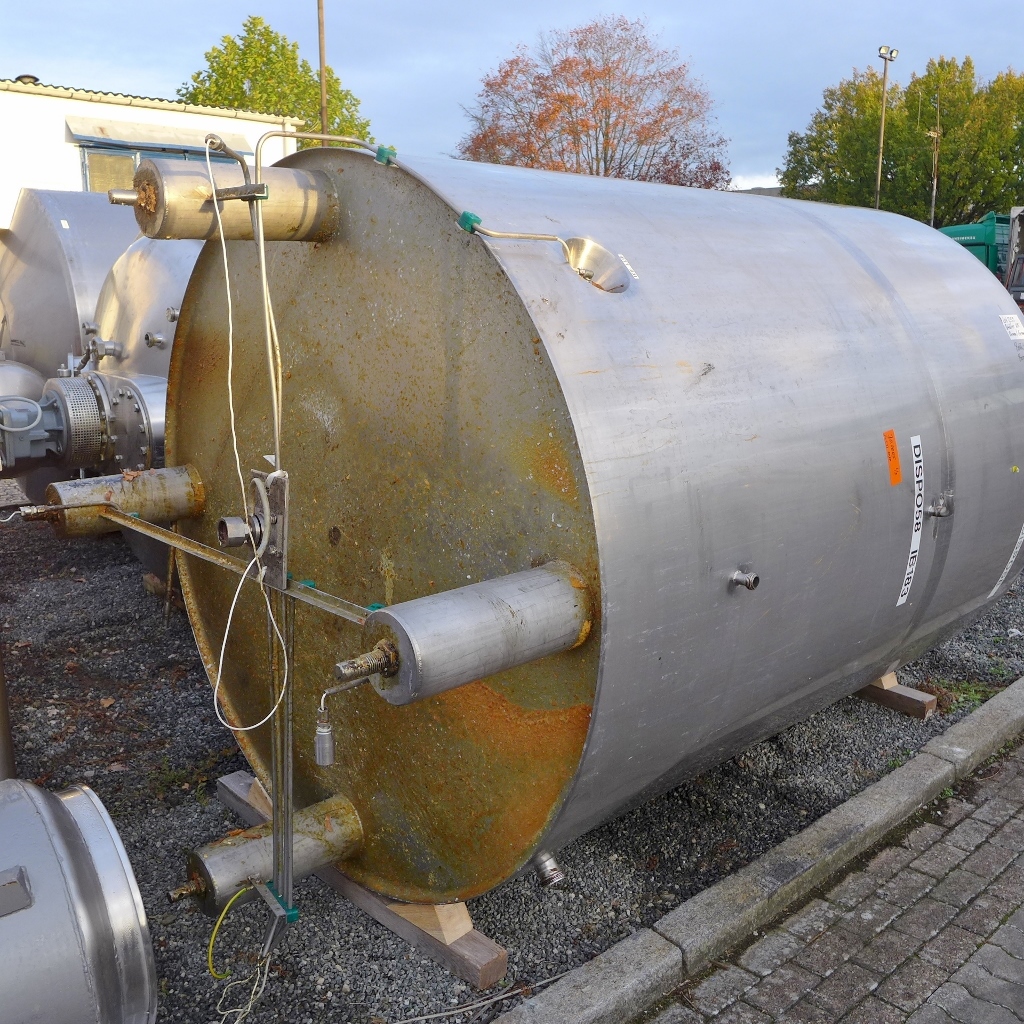 5000 liter tank in Acid-proof 316