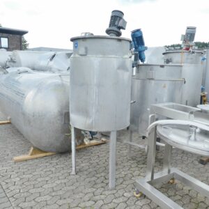 560 liter tank in Acid-proof 316