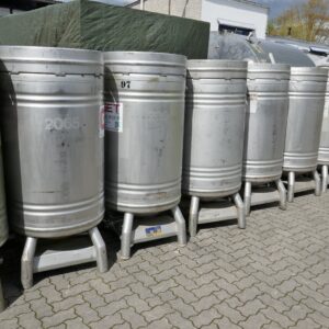 600 liter tank in 304 stainless steel