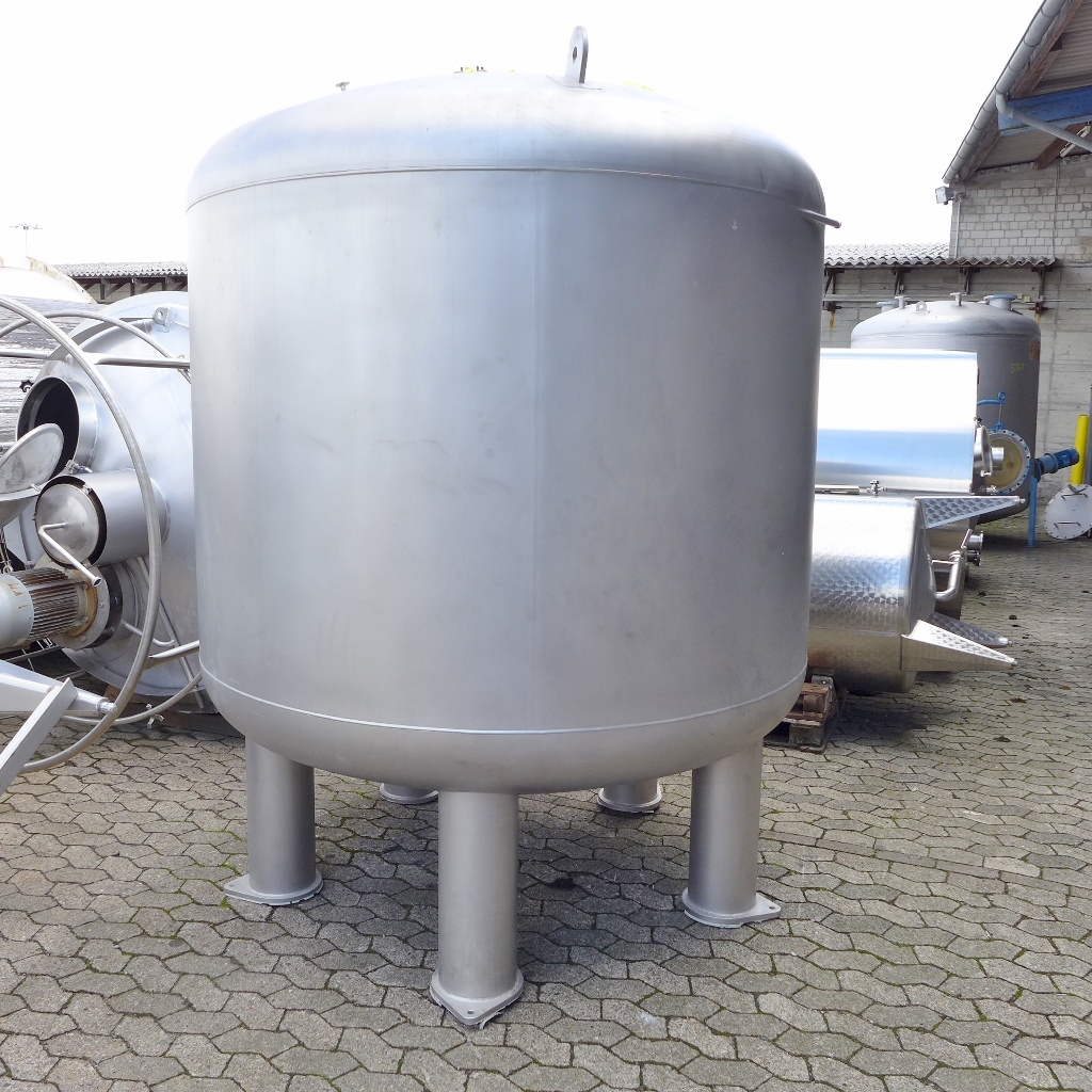 6000 liter tank in Acid-proof 316