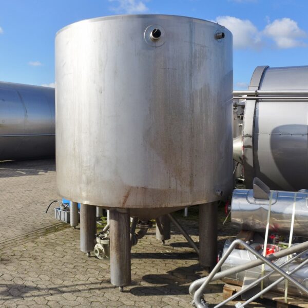 6100 liter tank in Acid-proof 316
