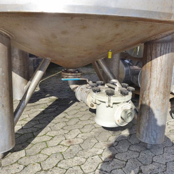 6100 liter tank in Acid-proof 316