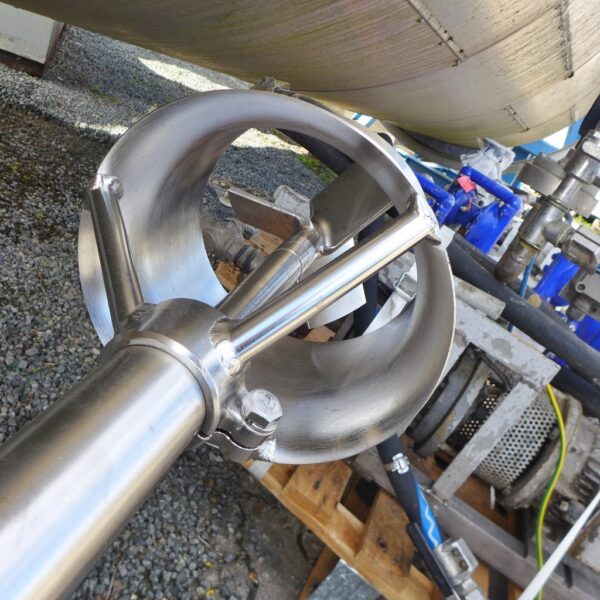 6100 liter tank in Acid-proof 316