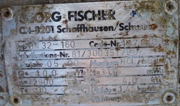 6100 liter tank in Acid-proof 316