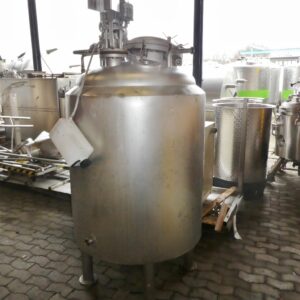 650 liter tank in 304 stainless steel