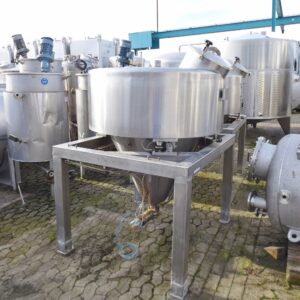 750 liter tank in 304 stainless steel