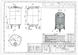 8100 liter tank in Stainless 304