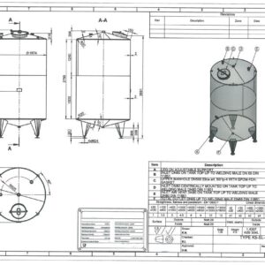 8100 liter tank in Stainless 304