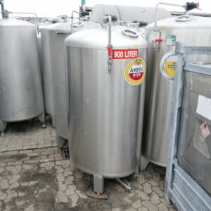 900 liter tank in Acid-proof 316