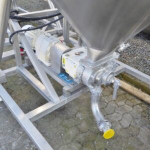 1000 liter tank in Acid-proof 316
