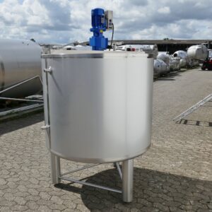 1169 liter tank in Acid-proof 316