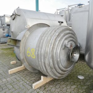 2750 liter tank in Acid-proof 316