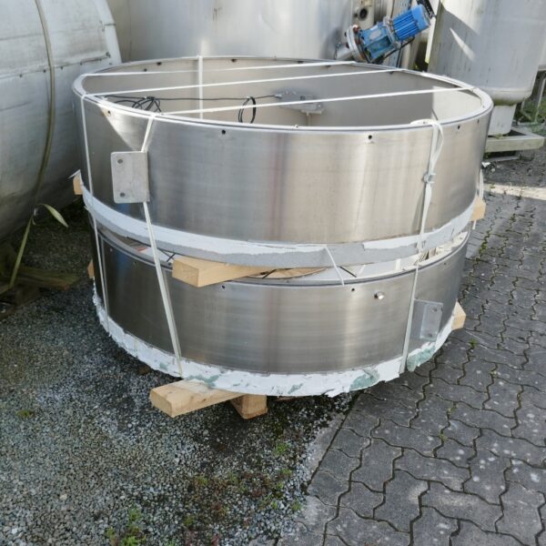 885 liter tank in Acid-proof 316