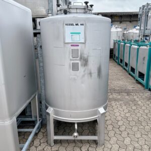 1000 liter tank in 304 stainless steel
