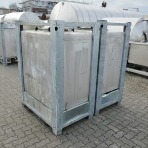 1000 liter tank in 304 stainless steel