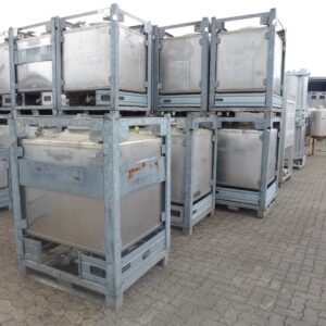 1000 liter tank in 304 stainless steel