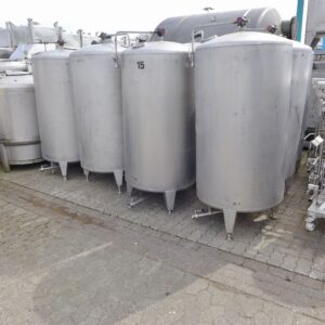 1000 liter tank in 304 stainless steel