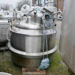 1000 liter tank in Acid-proof 316