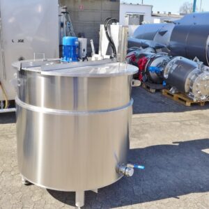 1000 liter tank in Acid-proof 316