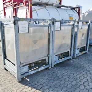 1000 liter tank in Acid-proof 316