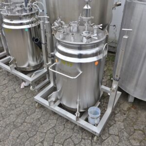 120 liter tank in Acid-proof 316