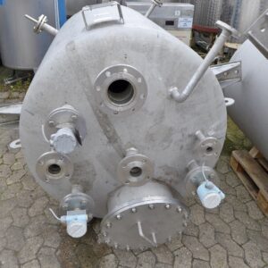 1330 liter tank in Acid-proof 316