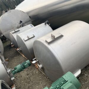 1500 liter tank in 304 stainless steel
