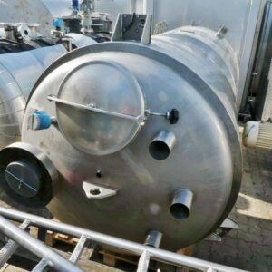 1500 liter tank in 304 stainless steel