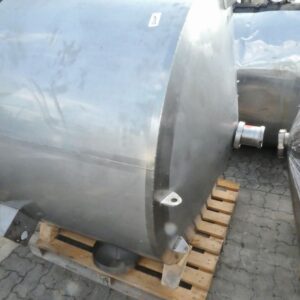 1500 liter tank in 304 stainless steel