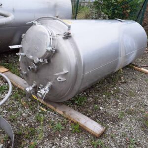 1500 liter tank in 304 stainless steel