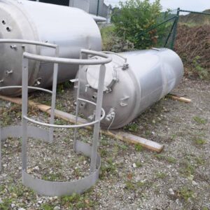 1500 liter tank in 304 stainless steel