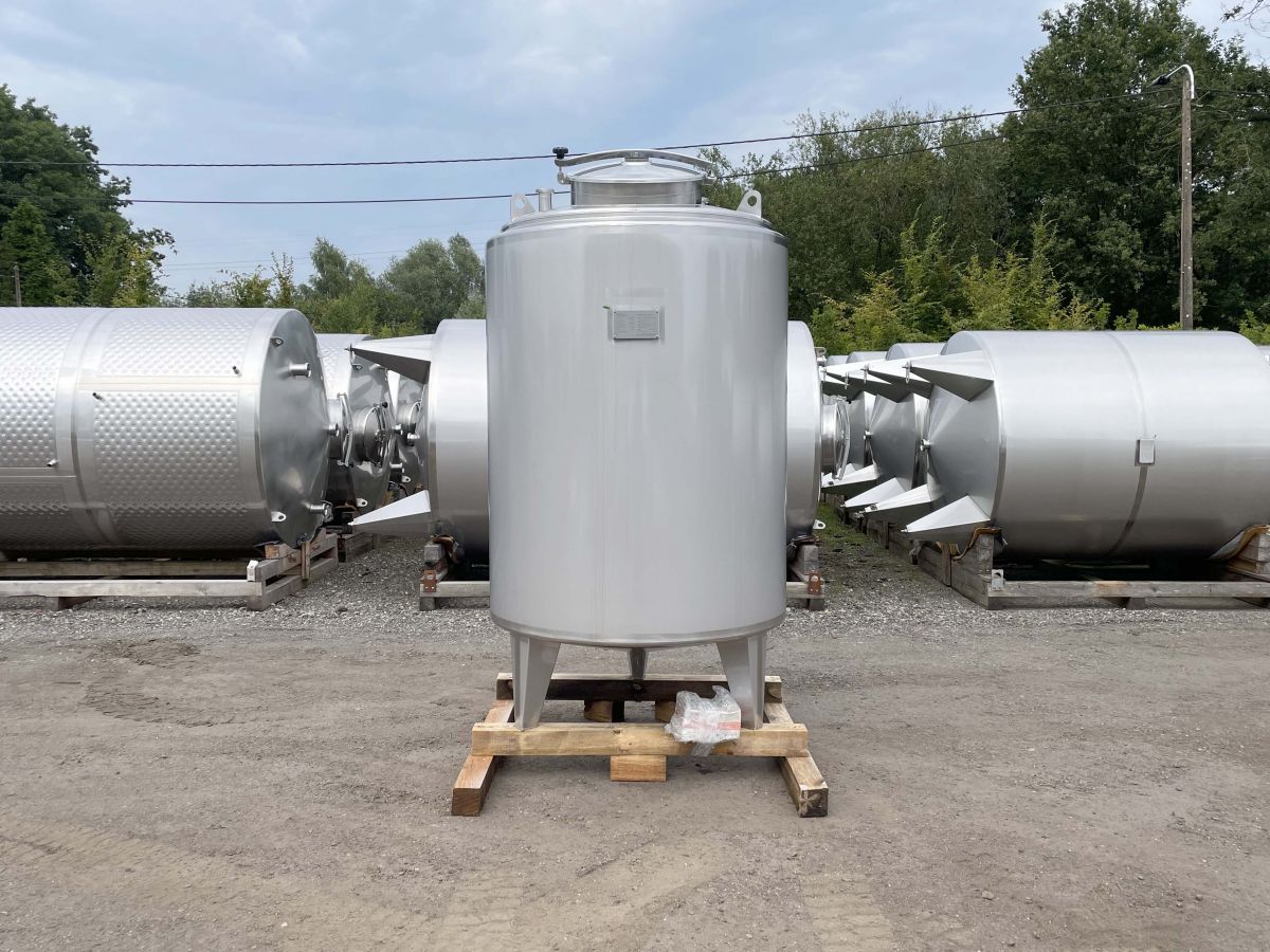 1500 liter tank in Acid-proof 316