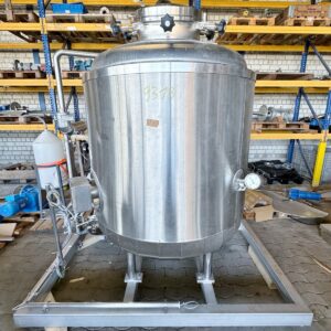 1500 liter tank in Acid-proof 316