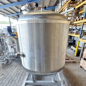 1500 liter tank in Acid-proof 316