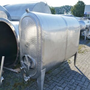 2000 liter tank in 304 stainless steel