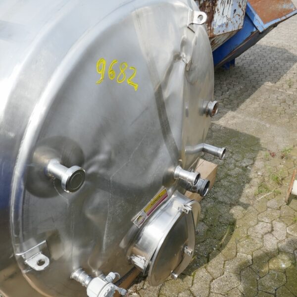 2000 liter tank in 304 stainless steel