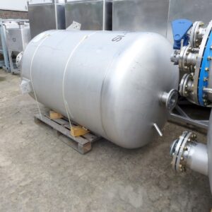 2500 liter tank in Stainless 304