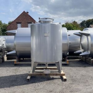 2500 liter tank in Acid-proof 316