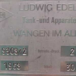 3000 liter tank in 304 stainless steel