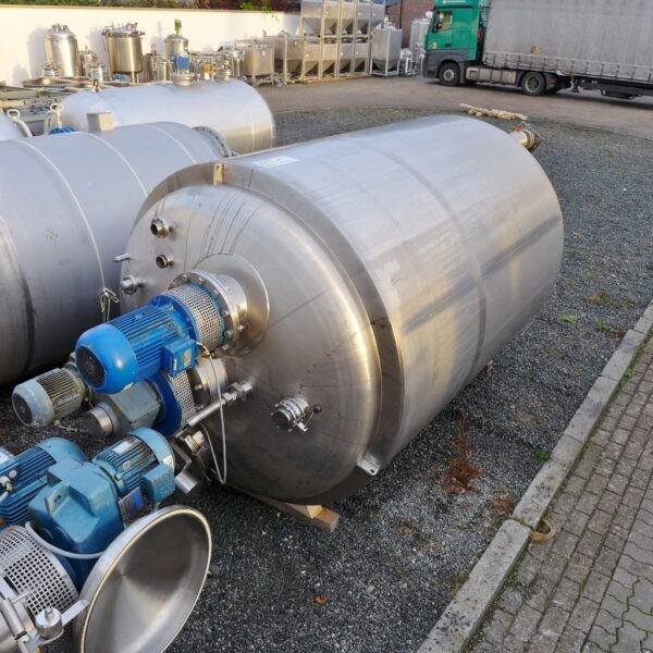 5000 liter tank in 304 stainless steel