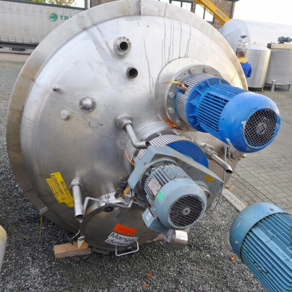 5000 liter tank in 304 stainless steel