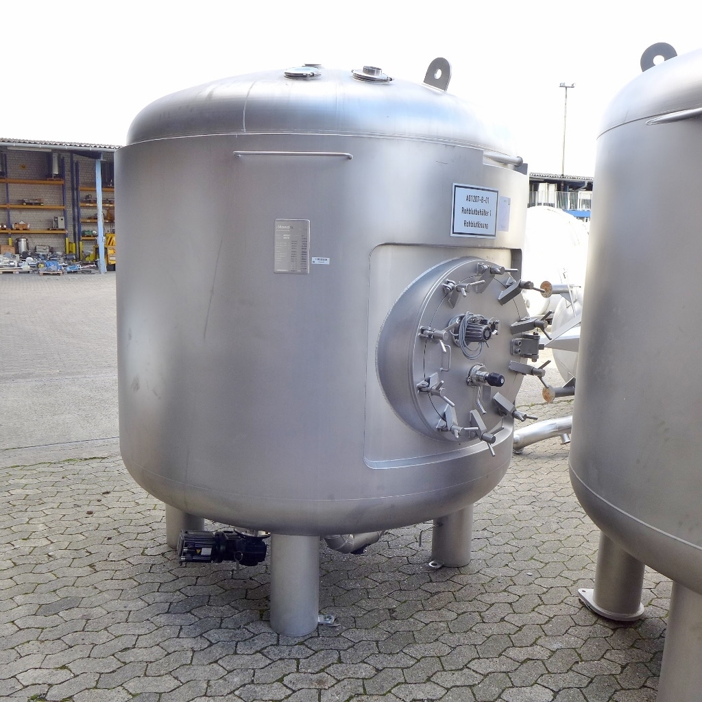 6000 liter tank in Acid-proof 316