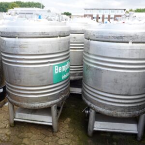 800 liter tank in 304 stainless steel
