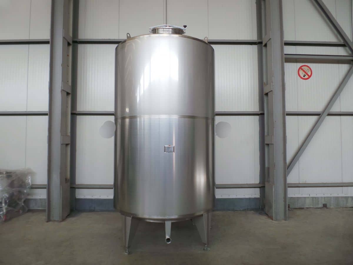 8100 liter tank in Stainless 304