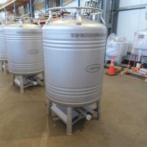 1000 liter tank in 304 stainless steel
