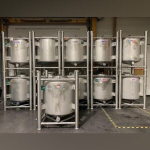 1000 liter tank in 304 stainless steel