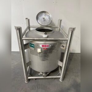 1000 liter tank in 304 stainless steel
