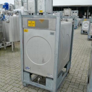 1000 liter tank in 304 stainless steel