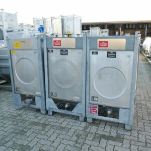 1000 liter tank in 304 stainless steel