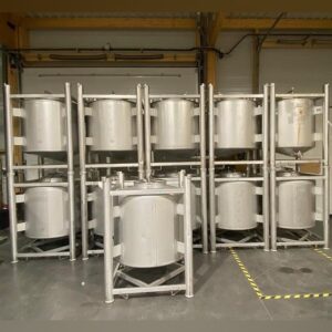1000 liter tank in Acid-proof 316